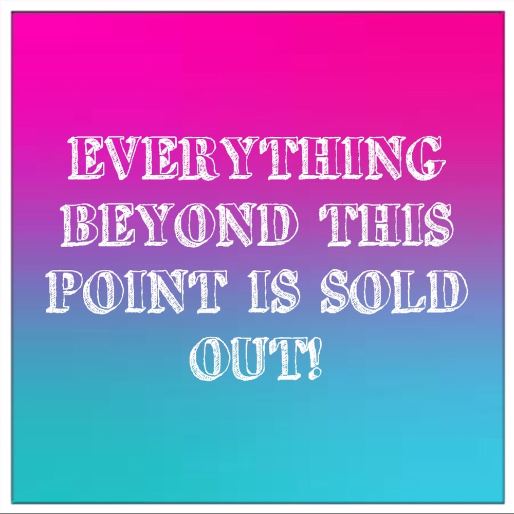 SOLD OUT